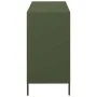Aparador de acero laminado en frío verde oliva 101,5x39x73,5 cm de , Aparadores - Ref: Foro24-851368, Precio: 124,80 €, Descu...