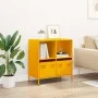 Aparador acero laminado en frío amarillo mostaza 68x39x73,5 cm by , Sideboards - Ref: Foro24-851361, Price: 87,41 €, Discount: %