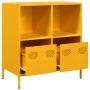 Aparador acero laminado en frío amarillo mostaza 68x39x73,5 cm by , Sideboards - Ref: Foro24-851361, Price: 87,41 €, Discount: %