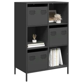 Aparador de acero negro 68x39x103,5 cm by , Sideboards - Ref: Foro24-851406, Price: 112,95 €, Discount: %