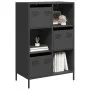 Aparador de acero negro 68x39x103,5 cm by , Sideboards - Ref: Foro24-851406, Price: 112,93 €, Discount: %