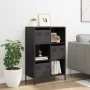 Aparador de acero negro 68x39x103,5 cm by , Sideboards - Ref: Foro24-851406, Price: 112,93 €, Discount: %
