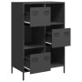 Aparador de acero negro 68x39x103,5 cm de , Aparadores - Ref: Foro24-851406, Precio: 114,93 €, Descuento: %