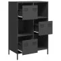Aparador de acero negro 68x39x103,5 cm by , Sideboards - Ref: Foro24-851406, Price: 112,93 €, Discount: %