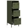 Aparador de acero verde oliva 39x35x103,5 cm by , Sideboards - Ref: Foro24-851404, Price: 85,50 €, Discount: %