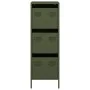 Aparador de acero verde oliva 39x35x103,5 cm by , Sideboards - Ref: Foro24-851404, Price: 85,50 €, Discount: %