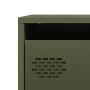 Aparador de acero verde oliva 39x35x103,5 cm de , Aparadores - Ref: Foro24-851404, Precio: 86,24 €, Descuento: %