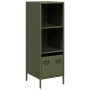 Aparador de acero verde oliva 35x39x103,5 cm de , Aparadores - Ref: Foro24-851380, Precio: 75,60 €