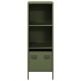 Aparador de acero verde oliva 35x39x103,5 cm de , Aparadores - Ref: Foro24-851380, Precio: 75,60 €