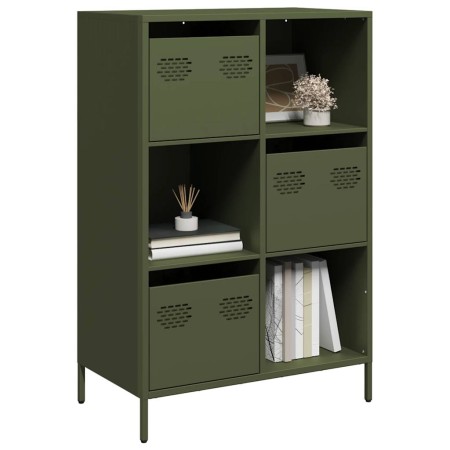 Aparador de acero verde oliva 68x39x103,5 cm von , Sideboards - Ref: Foro24-851410, Preis: 121,15 €, Rabatt: %