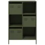 Aparador de acero verde oliva 68x39x103,5 cm von , Sideboards - Ref: Foro24-851410, Preis: 120,10 €, Rabatt: %