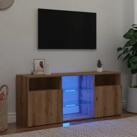 Mueble TV luces LED madera ingeniería roble artisan 120x30x50cm von , TV-Möbel - Ref: Foro24-856352, Preis: 102,15 €, Rabatt: %
