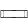 Konsolentisch aus gehärtetem Glas transparent 120x35x75 cm von vidaXL, Seitentische - Ref: Foro24-322815, Preis: 60,55 €, Rab...