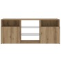 Mueble TV luces LED madera ingeniería roble artisan 120x30x50cm von , TV-Möbel - Ref: Foro24-856352, Preis: 106,23 €, Rabatt: %