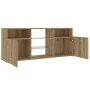Mueble TV luces LED madera ingeniería roble artisan 120x30x50cm von , TV-Möbel - Ref: Foro24-856352, Preis: 102,15 €, Rabatt: %