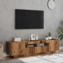 Mueble TV luces LED madera ingeniería envejecida 160x35x40 cm von , TV-Möbel - Ref: Foro24-856359, Preis: 122,20 €, Rabatt: %