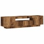 Mueble TV luces LED madera ingeniería envejecida 160x35x40 cm von , TV-Möbel - Ref: Foro24-856359, Preis: 122,20 €, Rabatt: %