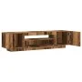 Mueble TV luces LED madera ingeniería envejecida 160x35x40 cm von , TV-Möbel - Ref: Foro24-856359, Preis: 119,83 €, Rabatt: %