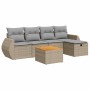 Juego de sofás jardín con cojines 6 pzas ratán sintético beige von , Gartensets - Ref: Foro24-3325839, Preis: 388,53 €, Rabat...