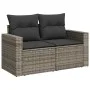 Set de sofás de jardín con cojines 9 pzas ratán sintético gris by , Garden sets - Ref: Foro24-3325805, Price: 531,53 €, Disco...