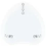 Mesa auxiliar de ordenador vidrio transparente 38x38x50 cm de vidaXL, Mesas auxiliares - Ref: Foro24-322785, Precio: 35,04 €,...