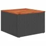 Set de sofás de jardín 7 pzas con cojines ratán sintético negro by , Garden sets - Ref: Foro24-3325870, Price: 462,05 €, Disc...
