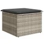 Set de sofás de jardín 7 pzas con cojines ratán PE gris claro von , Gartensets - Ref: Foro24-3326833, Preis: 551,19 €, Rabatt: %