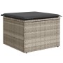 Set de sofás de jardín 7 pzas con cojines ratán PE gris claro by , Garden sets - Ref: Foro24-3326833, Price: 522,20 €, Discou...
