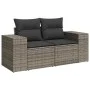 Set de sofás de jardín 7 pzas con cojines ratán sintético gris by , Garden sets - Ref: Foro24-3326831, Price: 486,32 €, Disco...