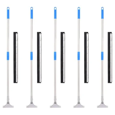 Escobillas de suelo 5 uds acero y goma 60,5x119,5 cm by , Home cleaning products - Ref: Foro24-3329233, Price: 45,69 €, Disco...