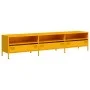 Mueble TV acero laminado en frío amarillo mostaza 202x39x43,5cm by , TV Furniture - Ref: Foro24-851349, Price: 177,14 €, Disc...