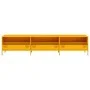 Mueble TV acero laminado en frío amarillo mostaza 202x39x43,5cm by , TV Furniture - Ref: Foro24-851349, Price: 177,14 €, Disc...