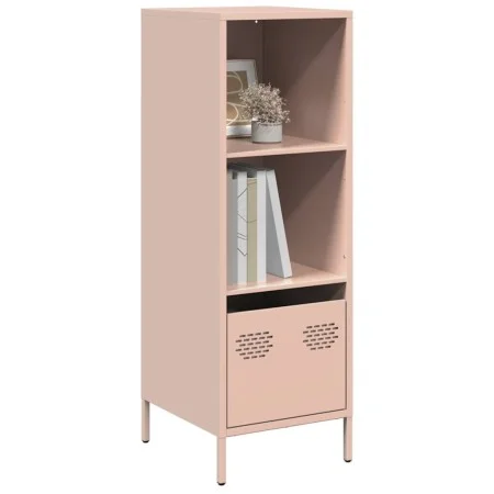 Aparador de acero rosa 35x39x103,5 cm de , Aparadores - Ref: Foro24-851377, Precio: 75,08 €, Descuento: %