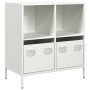Aparador de acero laminado en frío blanco 68x39x73,5 cm von , Sideboards - Ref: Foro24-851363, Preis: 88,23 €, Rabatt: %
