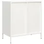 Aparador de acero laminado en frío blanco 68x39x73,5 cm by , Sideboards - Ref: Foro24-851363, Price: 88,23 €, Discount: %