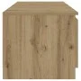 Mueble de TV luces LED madera roble artisan 140x40x35,5 cm by , TV Furniture - Ref: Foro24-856350, Price: 122,67 €, Discount: %