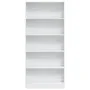 Estantería madera de ingeniería blanco brillo 80x24x176 cm de , Librerías y estanterías - Ref: Foro24-858308, Precio: 97,56 €...
