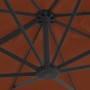Cantilever parasol with terracotta aluminum pole 400x300 cm by vidaXL, Umbrellas - Ref: Foro24-312317, Price: 248,96 €, Disco...