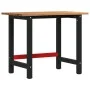 Banco de trabajo madera maciza roble marrón claro 100x60x81,5cm by , Work tables - Ref: Foro24-3309671, Price: 163,93 €, Disc...