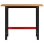 Banco de trabajo madera maciza roble marrón claro 100x60x81,5cm by , Work tables - Ref: Foro24-3309671, Price: 163,93 €, Disc...