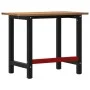 Banco de trabajo madera maciza roble marrón claro 100x60x81,5cm by , Work tables - Ref: Foro24-3309671, Price: 163,93 €, Disc...