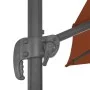 Sombrilla voladiza con poste de aluminio terracota 400x300 cm de vidaXL, Sombrillas - Ref: Foro24-312317, Precio: 268,28 €, D...