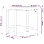 Banco de trabajo madera maciza roble marrón claro 100x60x81,5cm by , Work tables - Ref: Foro24-3309671, Price: 163,93 €, Disc...