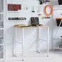 Banco de trabajo madera maciza de roble 100x60x(71,5-98) cm by , Work tables - Ref: Foro24-3309717, Price: 135,80 €, Discount: %