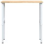Banco de trabajo madera maciza de roble 100x60x(71,5-98) cm de , Mesas de trabajo - Ref: Foro24-3309717, Precio: 135,35 €, De...