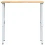 Banco de trabajo madera maciza de roble 100x60x(71,5-98) cm by , Work tables - Ref: Foro24-3309717, Price: 135,80 €, Discount: %