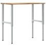 Banco de trabajo madera maciza de roble 100x60x(71,5-98) cm de , Mesas de trabajo - Ref: Foro24-3309717, Precio: 135,35 €, De...