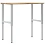 Banco de trabajo madera maciza de roble 100x60x(71,5-98) cm by , Work tables - Ref: Foro24-3309717, Price: 135,80 €, Discount: %