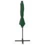 Ampelschirm mit Mast und grünen LED-Leuchten 300 cm von vidaXL, Sonnenschirme - Ref: Foro24-312337, Preis: 119,10 €, Rabatt: %