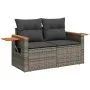 Set de sofás de jardín y cojines 8 piezas ratán sintético gris von , Gartensets - Ref: Foro24-3325994, Preis: 488,45 €, Rabat...